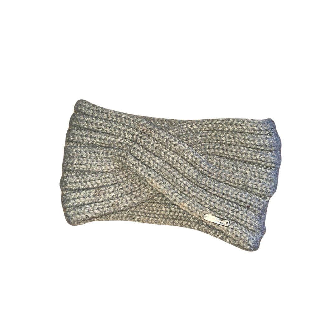 Steve Madden Grey & Silver Knit Winter Headband | Ear Warmer